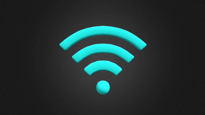 WiFi 3D icon 3D Model