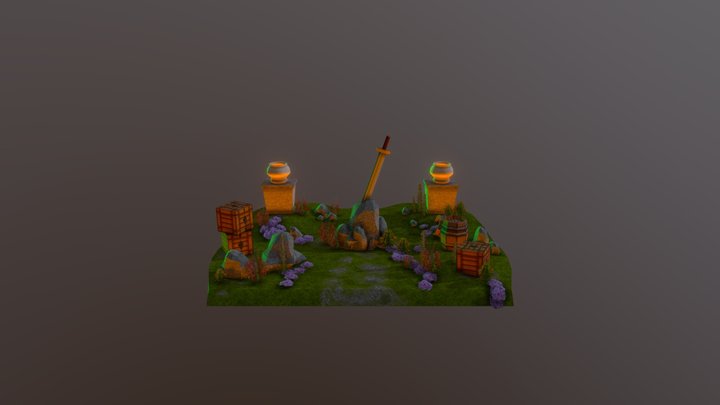 Diorama - "Sinister Beginnings" 3D Model
