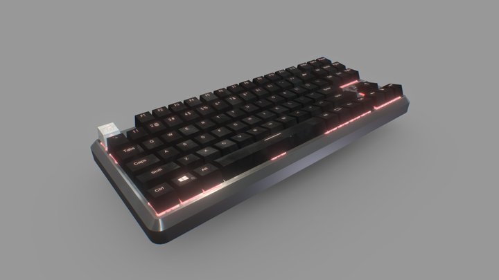 RAKK Lam Ang Lite Mechanical Keyboard 3D Model