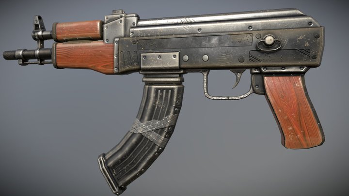 AK-47 Pistol 3D Model
