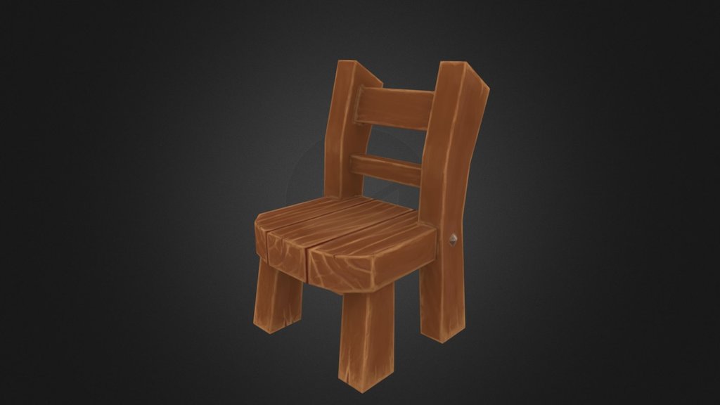 Wood Chair - 3D model by Andrey (@tazik) [1f91f24] - Sketchfab