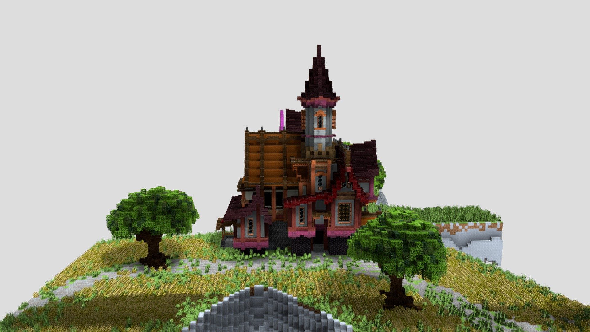 Farmer House version 1 - 3D model by Azmagane [1f932ef] - Sketchfab