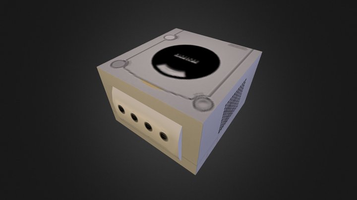 Nintendo Gamecube (Low Poly Model) 3D Model