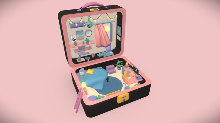 Suitcase room 3D Model