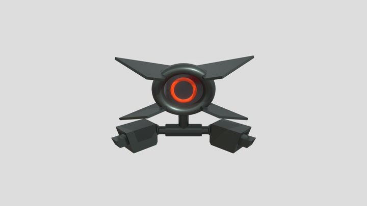 Killer Drone with Dual Pistal 3D Model