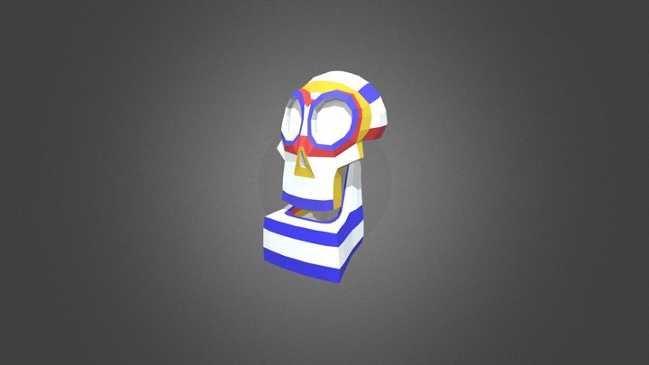 GRIM _ Head  _ RETOPO 3D Model