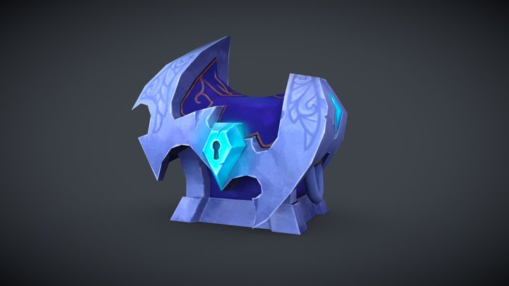 DAE World of Warchest - Night Elf Chest 3D Model