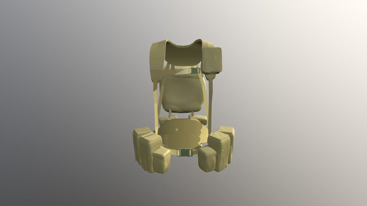 Smersh Vest AK+VOG-25 3D Model