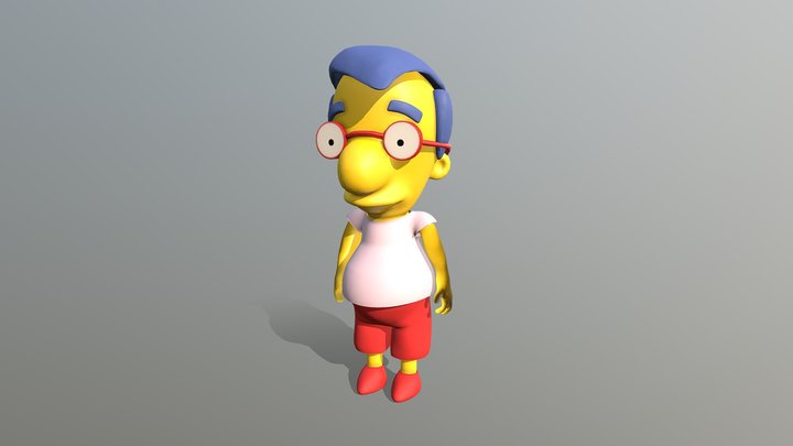 Milhouse Van Houten 3D Model