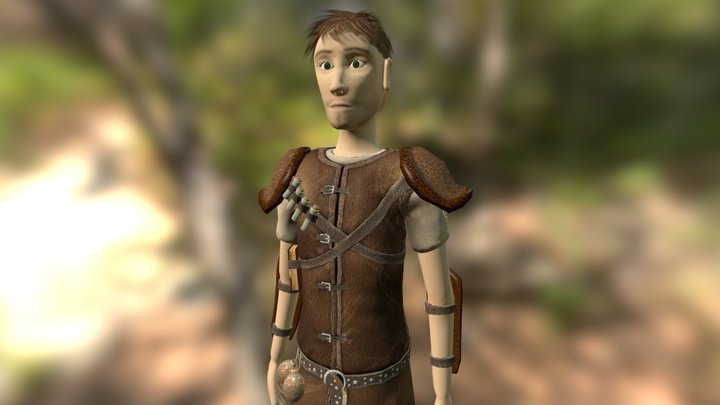 Demon Hunter Pack 3D Model