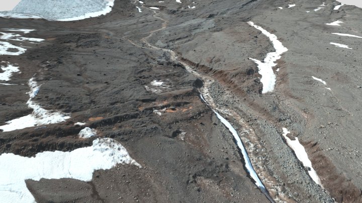 Chamberlin Glacier Proglacial Area 3D Model