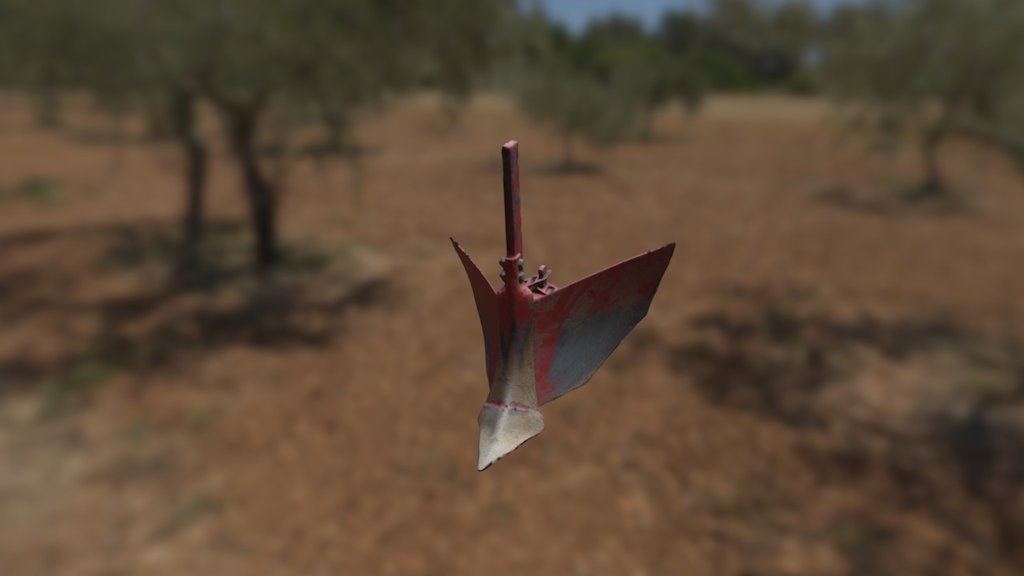 Hrobkovací radlice — Sketchfab embed 3D viewer