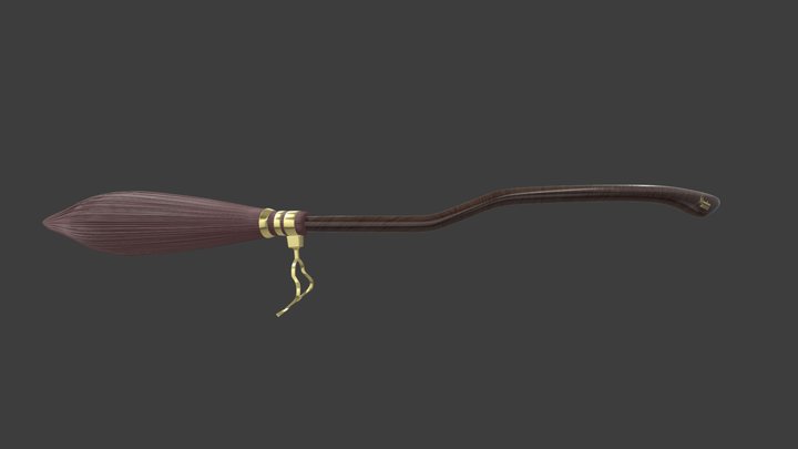 Broomstick Nimbus 2000 Harry Potter 3D Model