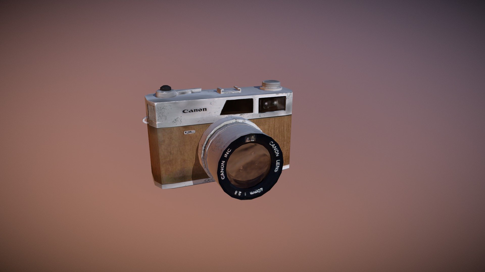 Low Poly Canon Canonet 28