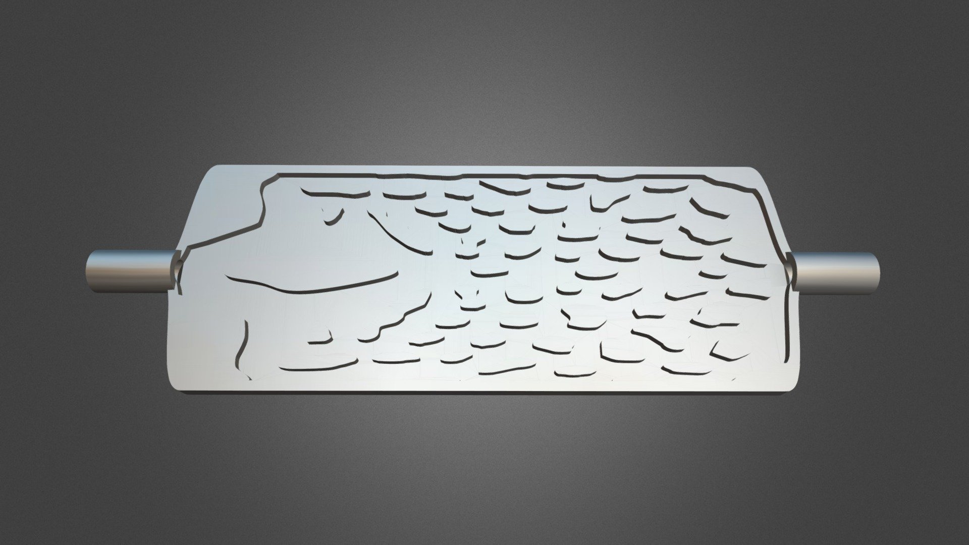 Generative heat sink design for laser diode 3D model by Diabatix