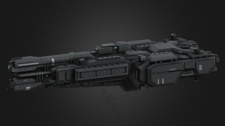 UNSC伟岸级护卫舰(改造) ODST空降 – Modello 3D gratuito STL