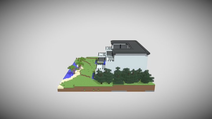 MinecraftMansion 3D Model