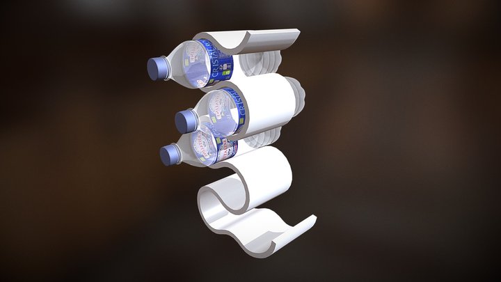 Support Bouteilles – Kostenloses 3D-Modell STL