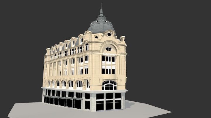 Place Saint Jean - Bruxelles 3D Model