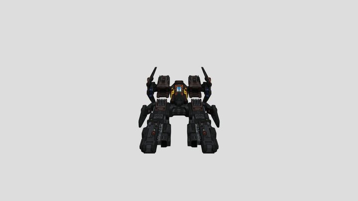 The Spaceship 2 3D Model
