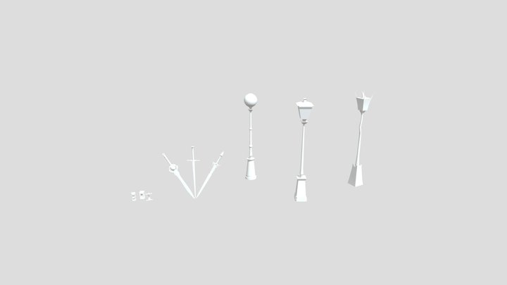 [HW XYZ School] Silhouette 3D Model