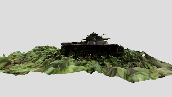 Chi- Ha Tank Model 3D Model