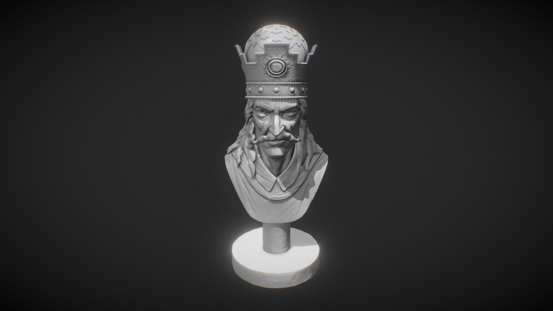 3D model Madking - This is a 3D model of the Madking. The 3D model is about a statue of a person.