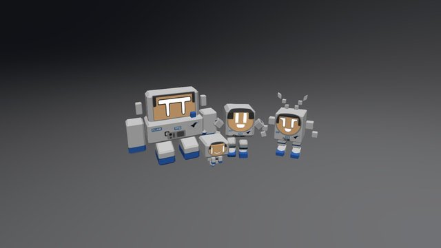 Space Pixels 3D Model