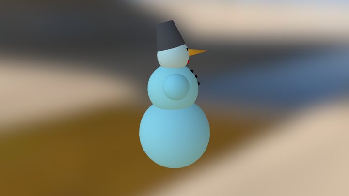 Snowmen 3D Model
