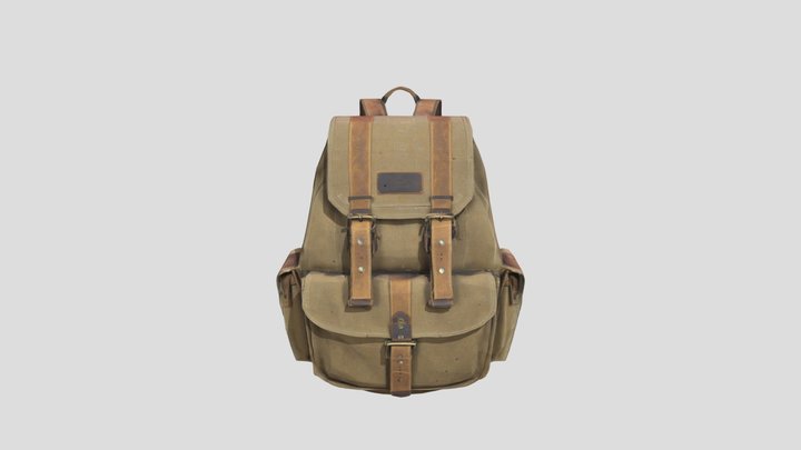 level two Bag pack | free fire ,PUBG etc bag 3D Model