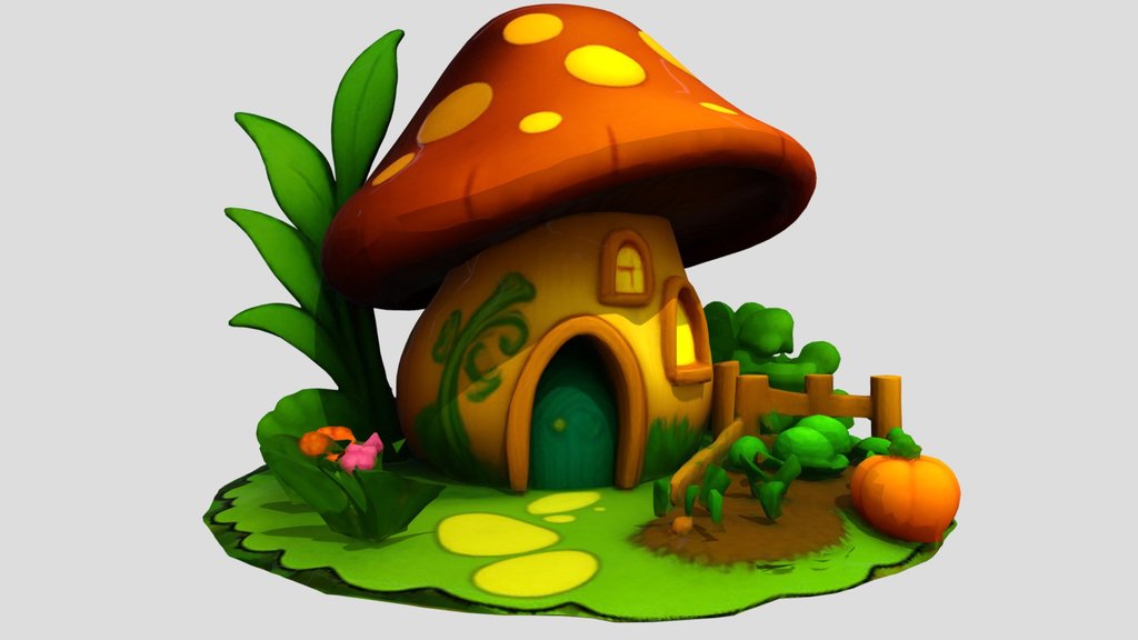 Elf House - Mushroom