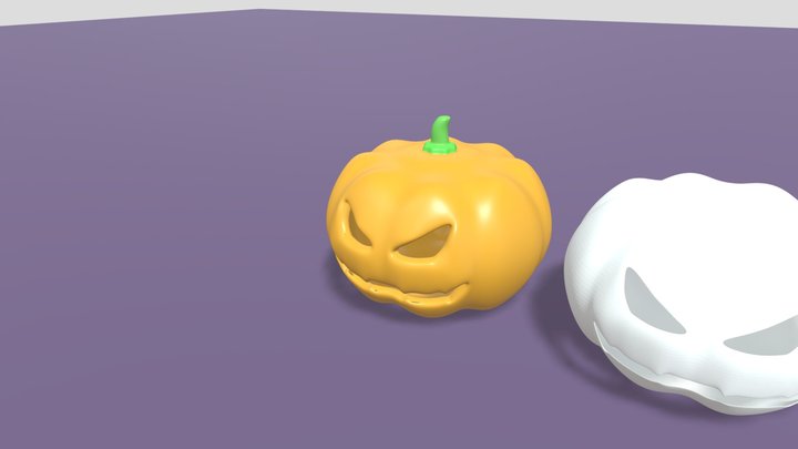 Pumpkin Halloween 3D Model