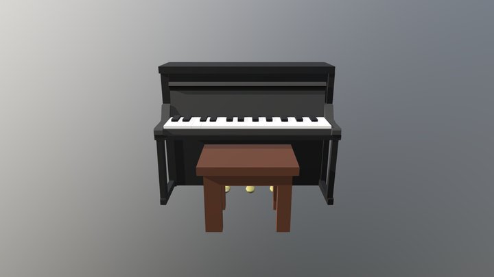 Piano 3D Model