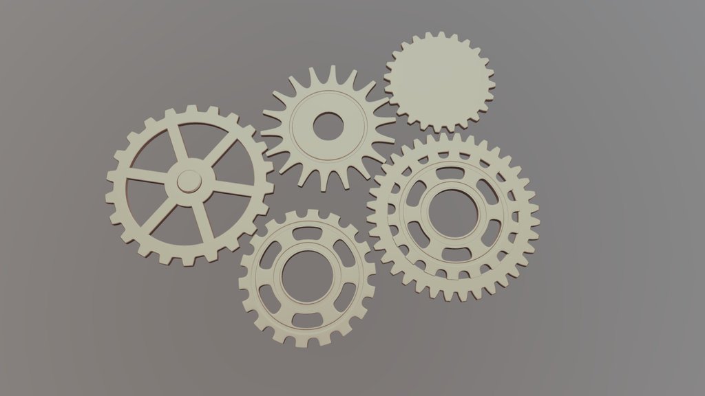 gear - A 3D model collection by lev-sketchfab - Sketchfab