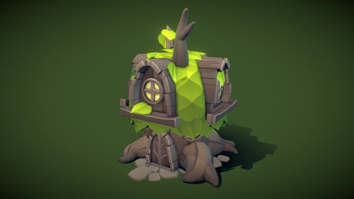 RTS Elf House Lv2 - Proto Series – Free 3D Model STL