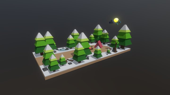 Camp Side 3D Model