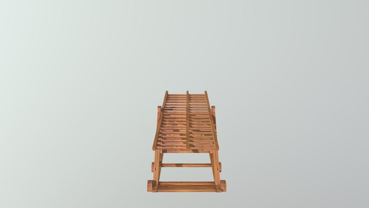 Siege Ladder 3D Model
