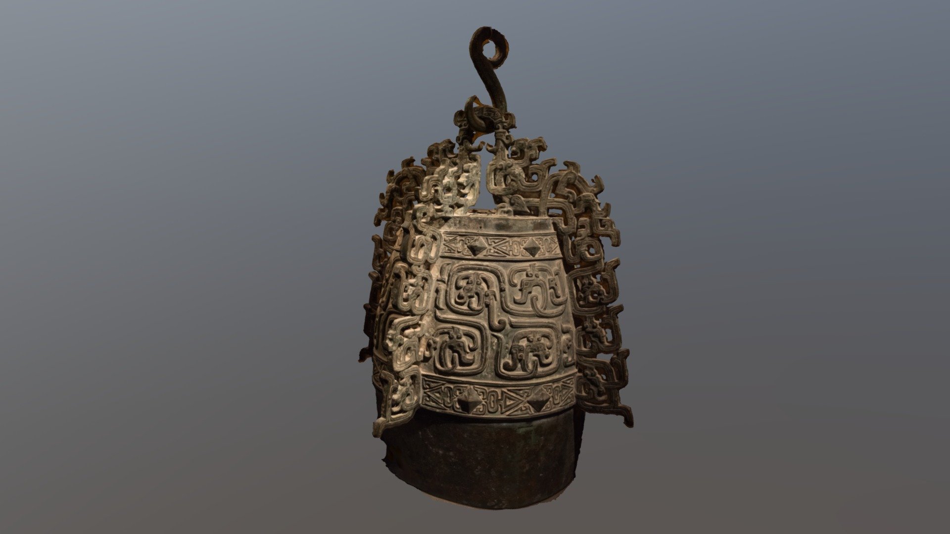 Ancient Chinese ceremonial bell - 475 bce - 3D model by ErikChristensen ...