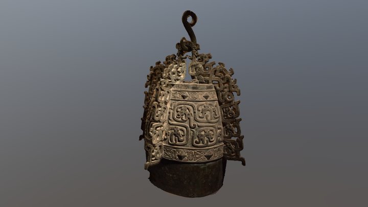 Ancient Chinese ceremonial bell - 475 bce 3D Model