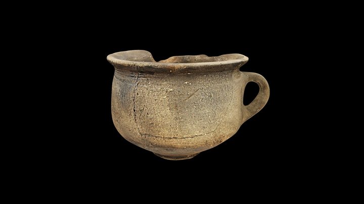 Vaso carenado monoansado 3D Model