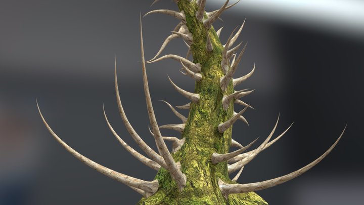 CAVEYRAH - A HORROR PLANT WITH ANIMATION 3D Model