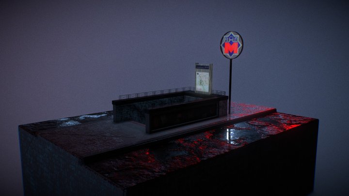 Cairo Metro 3D Model