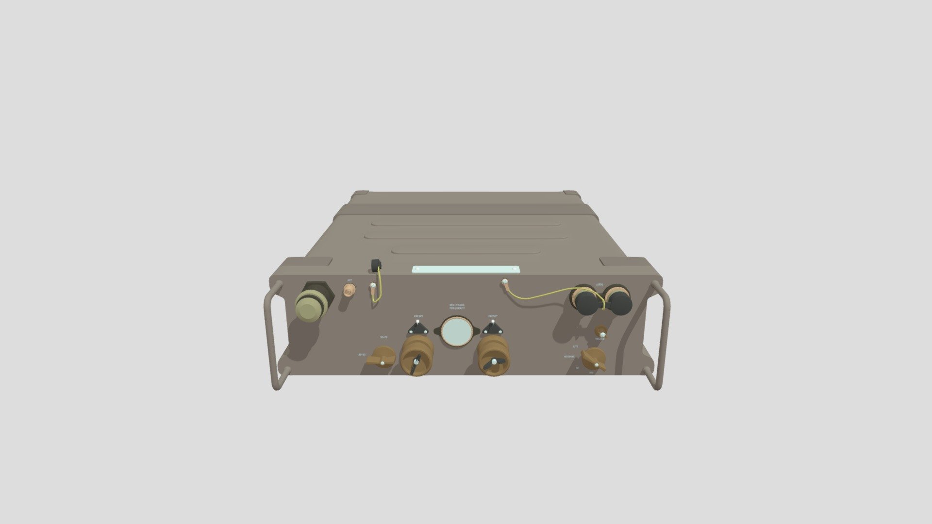 XYZ SCHOOL hw details vintage military radio