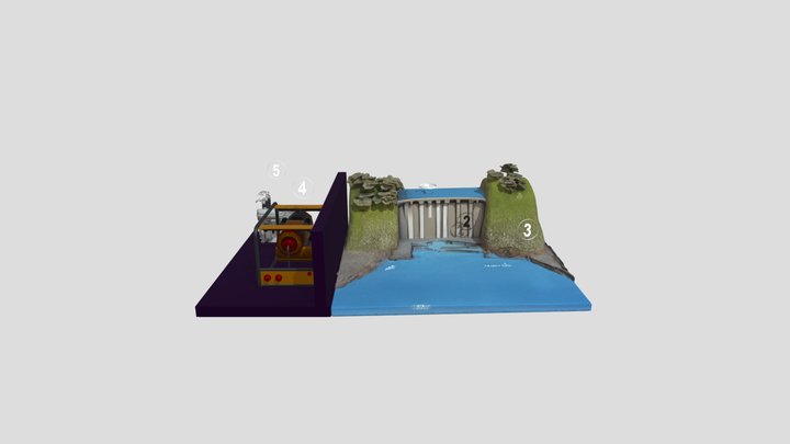 CENTRAL HIDROELÉCTRICA – Free 3D Model STL