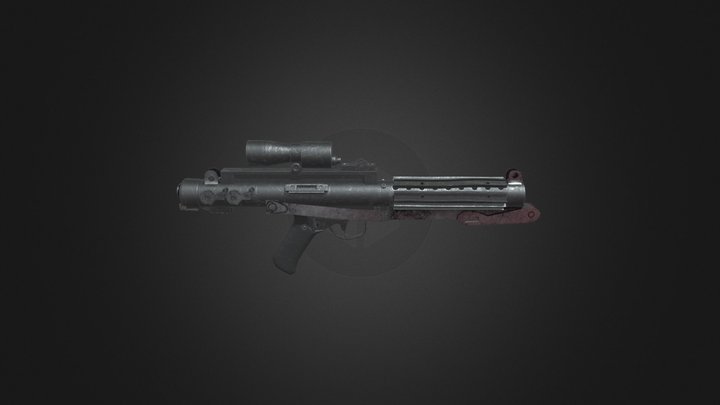E-11 Blaster 3D Model