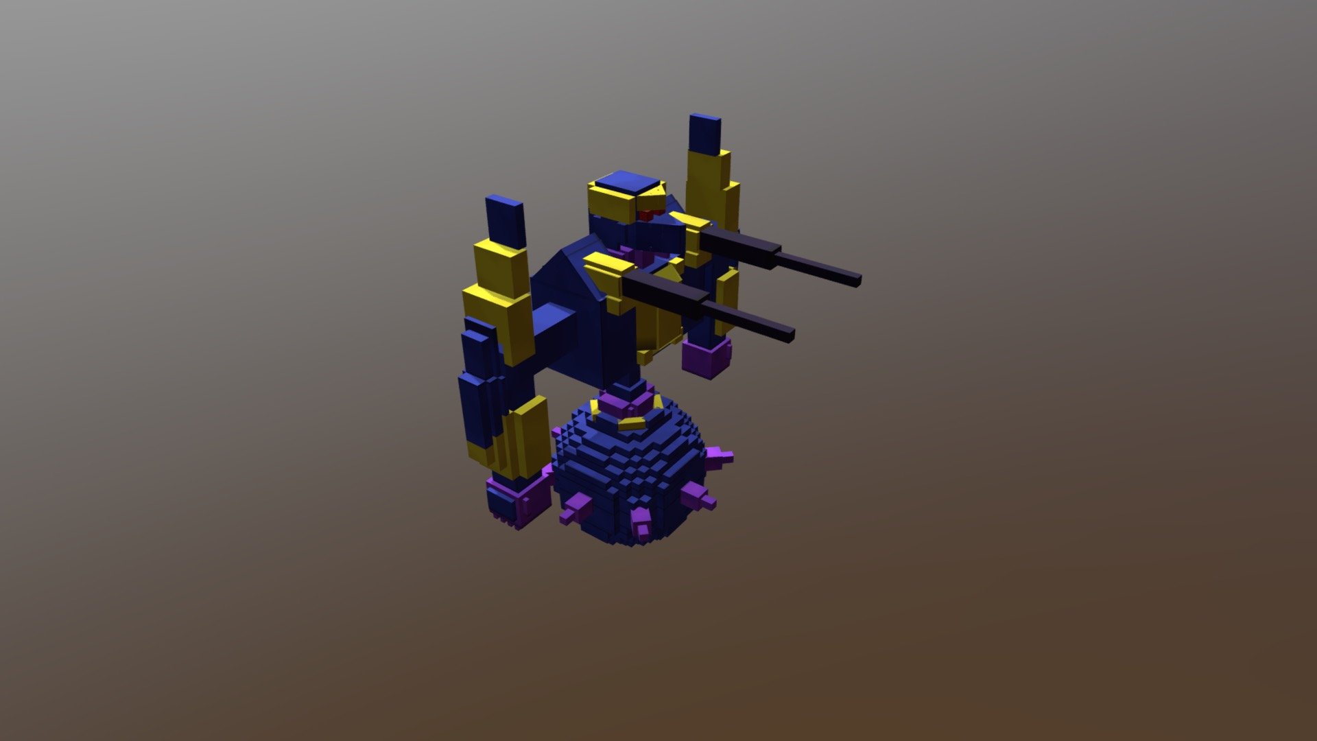 XHead Cannon 3D model by ManMysterious [1fa8072] Sketchfab