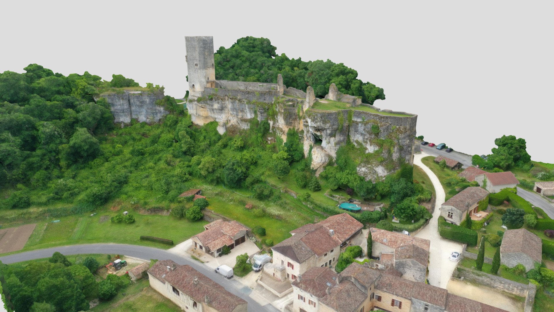 Château de Gavaudun — Sketchfab embed 3D viewer