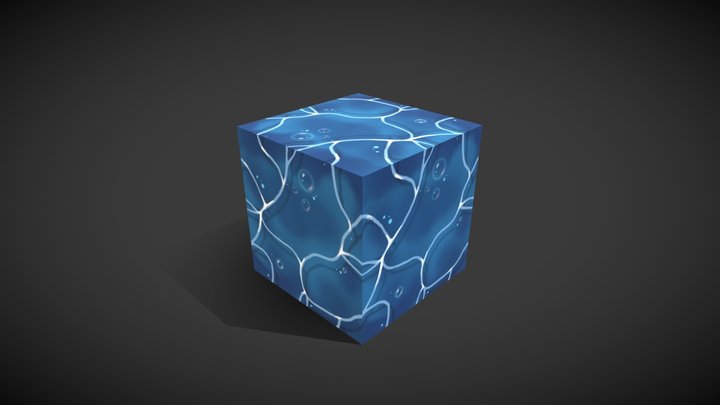 Water Texture 3D Model