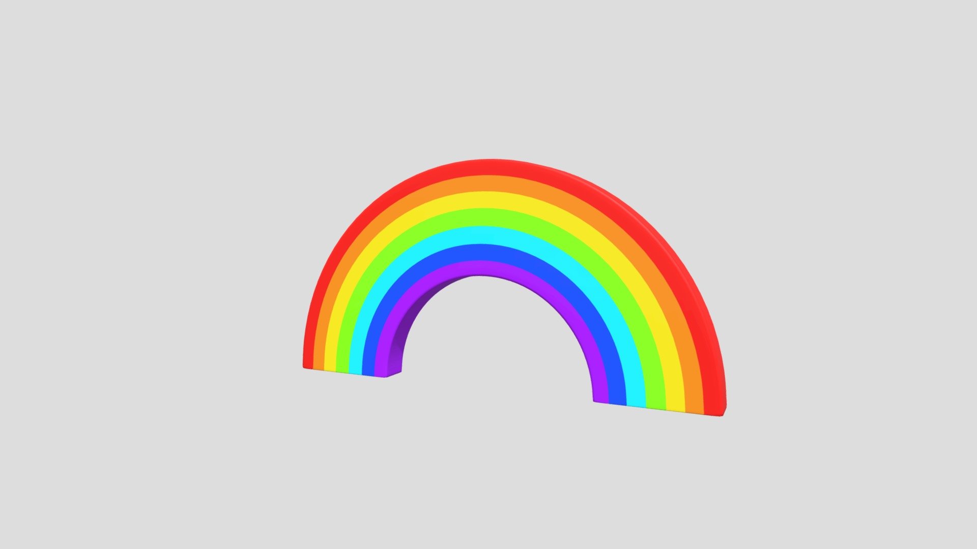 Rainbow Buy Royalty Free 3D model by Ed+ (EDplus) [1fa89ef] Sketchfab Store