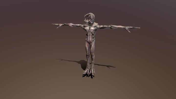 Demogorgon Rigged for Prisma3D 3D Model